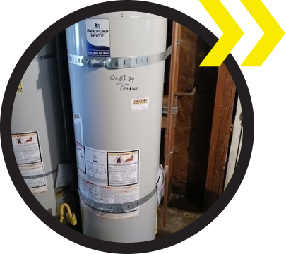 new water heater installed by in and out plumbing